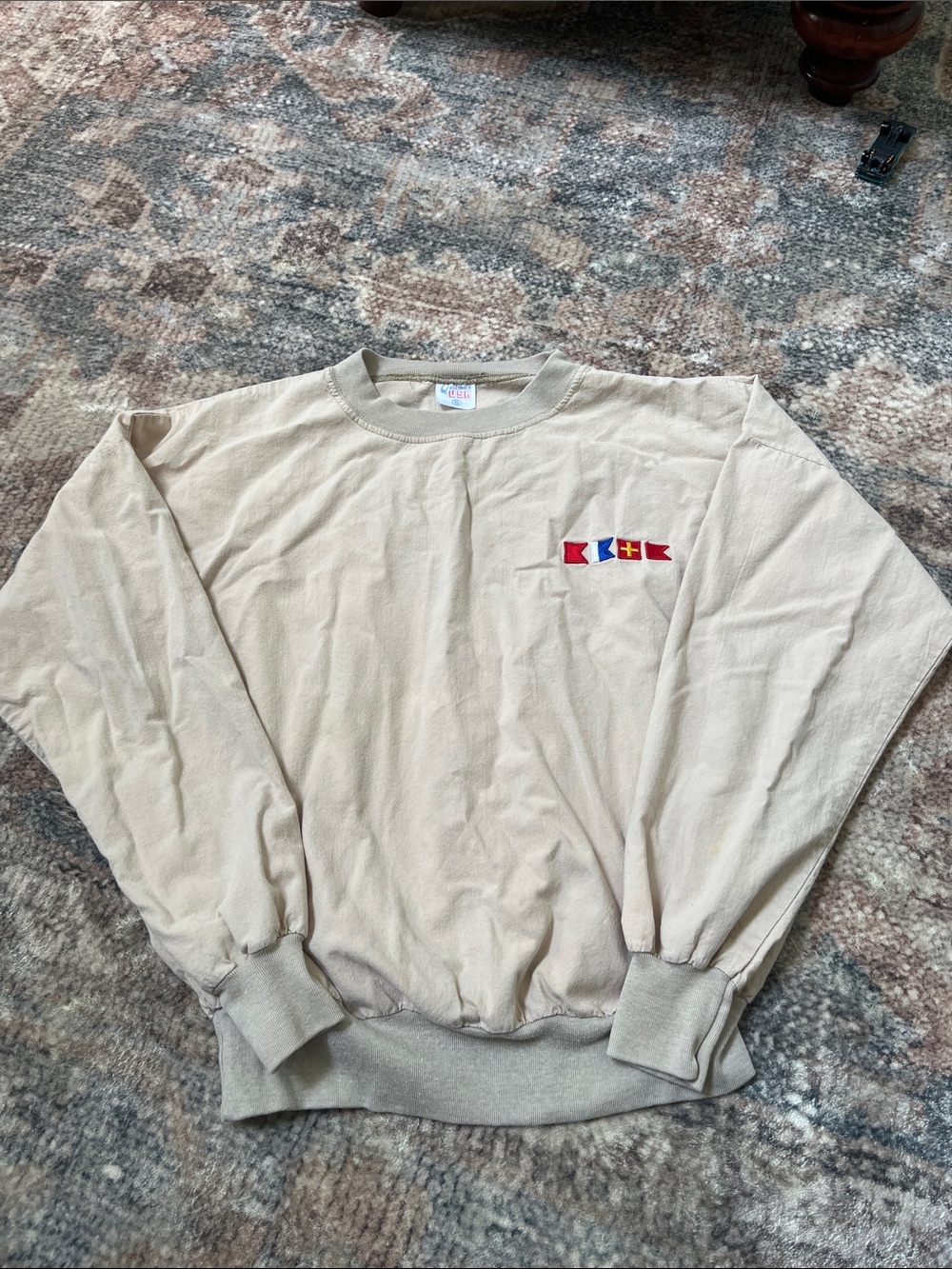 Vintage 80s/90s Quitman USA Sweatshirt with nautical emblems